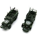 GSF Kit di costruzione per jeep semicingolato M3A1 1:72 - Modello fai da te in plastica per carro armato dell'esercito americano marrone