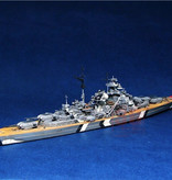 Magic Power Hobby Pancernik Bismarcka w skali 1:700 - zestaw konstrukcyjny Plastikowy niemiecki statek Łódź Hobby Model DIY 05711