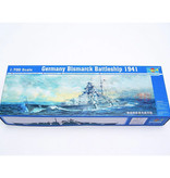 Magic Power Hobby 1:700 Scale Bismarck Battleship - Construction Kit Plastic German Ship Boat Hobby DIY Model 05711