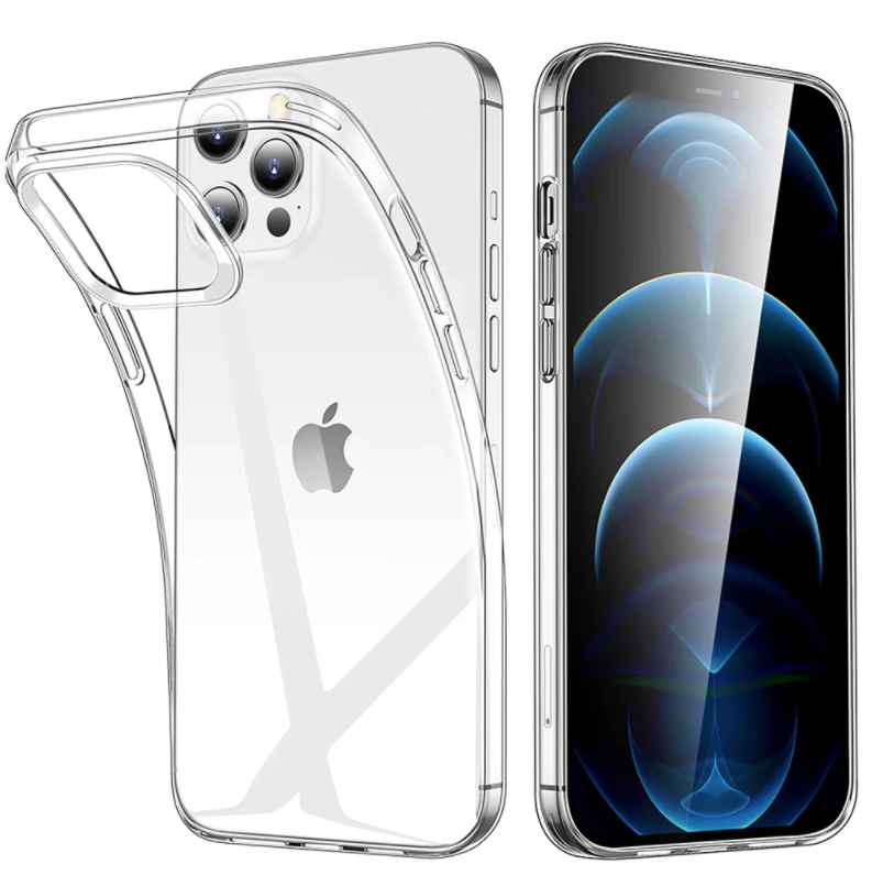 Funda iPhone 13 Pro Max tarjetero antigolpes (transparente) 