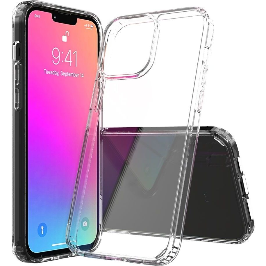 iPhone 13 Pro Transparent Clear Case Cover Silicone TPU Case | Stuff ...