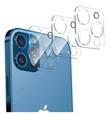 Stuff Certified® Paquete de 3 fundas para lentes de cámara de vidrio templado para iPhone 13 - Funda protectora a prueba de golpes