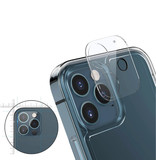 Stuff Certified® Paquete de 3 fundas para lentes de cámara de vidrio templado para iPhone 13 Pro - Funda protectora a prueba de golpes