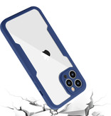 Stuff Certified® Carcasa Completa 360 ° para iPhone 13 Mini - Carcasa de Cuerpo Entero + Protector de Pantalla Morado