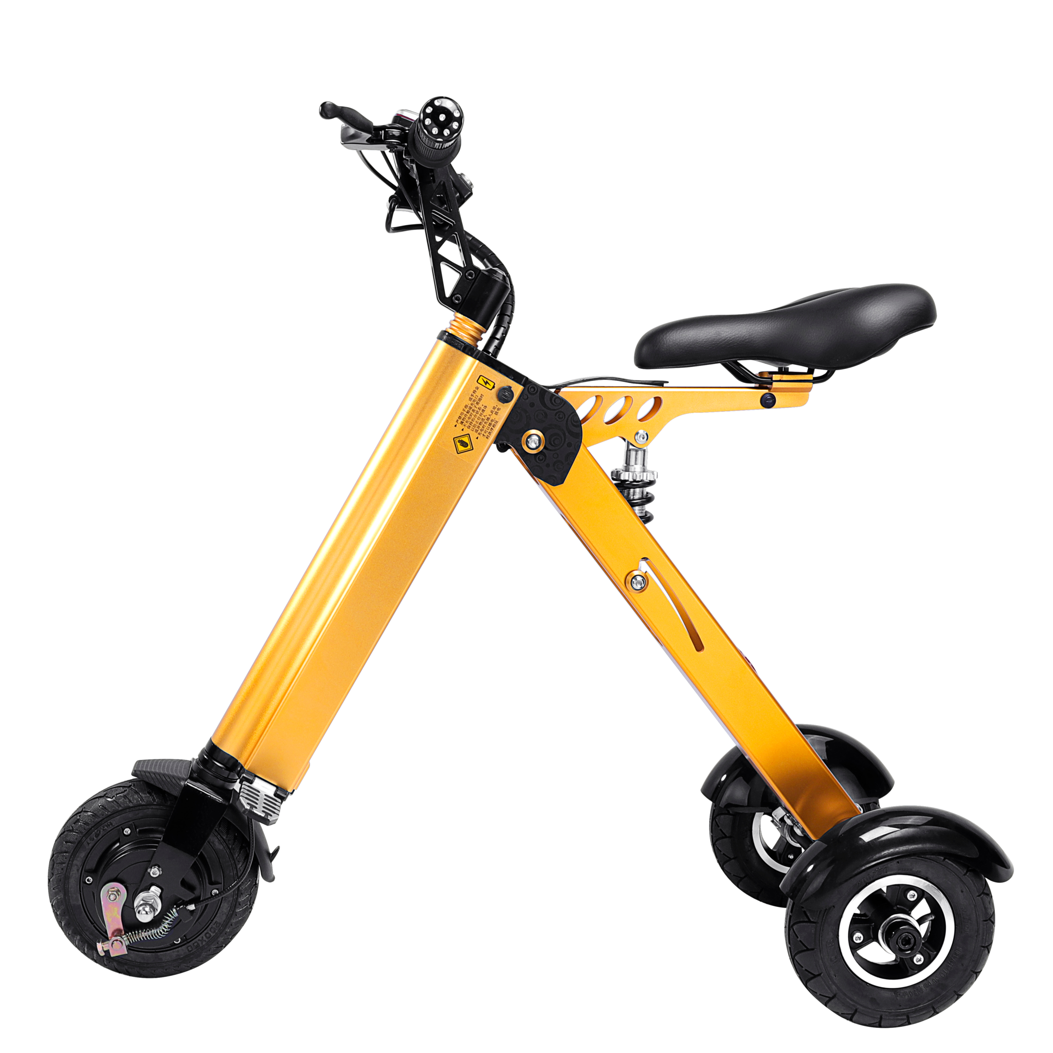 Ultraleichter elektrischer faltbarer Smart e Scooter - 250W - 8 Zoll - 3 Räder - Pearl Gold