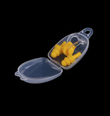 Stuff Certified® Siliconen Oorplugs met Neusklem / Neus Clip - Oordopjes Earplugs voor Zwemmen Neusknijper - Oranje