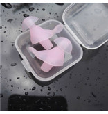 Stuff Certified® Siliconen Oorplugs voor Zwemmen en Duiken - Waterdichte Oordopjes Earplugs Roze