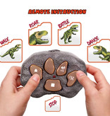 Stuff Certified® RC T-Rex Dinosaurier mit Fernbedienung - Tyrannosaurus Rex Steuerbarer Spielzeugroboter Grün