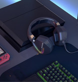 Blitzwolf Zestaw słuchawkowy USB do gier BW-GH2 - Do PS3/PS4/XBOX/PC Dźwięk przestrzenny 7.1 - Słuchawki Słuchawki z mikrofonem