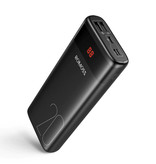 Romoss Ares Power Bank da 10.000 mAh con 4 porte - Display a LED Caricabatteria esterno per batteria di emergenza Caricabatterie nero - Copy