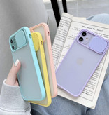 Stuff Certified® iPhone XS Camera Protection Case - Soft TPU Transparent Lens Case Cover Light Green