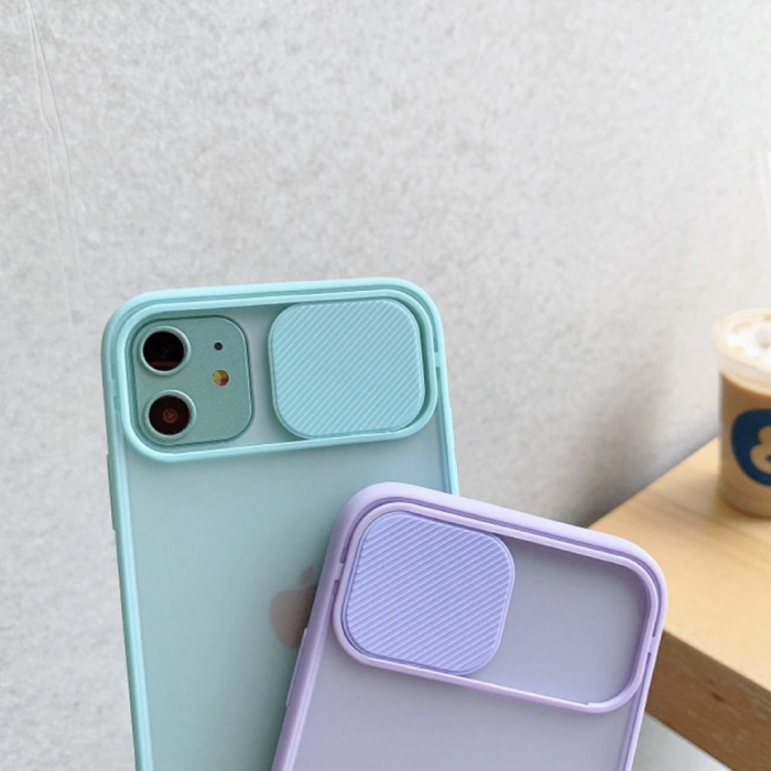 Compatible con iPhone 11 - Funda transparente verde, bonita funda para  lente de cámara para mujeres y niñas, delgada, ultra fina, de silicona  suave