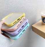 Stuff Certified® Etui ochronne na aparat do iPhone’a XS Max – przezroczysta osłona obiektywu z miękkiego TPU – fioletowa