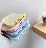 Stuff Certified® iPhone X Camera Bescherming Hoesje - Zachte TPU Transparante Lens Case Cover Paars