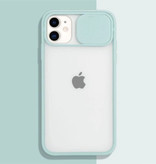 Stuff Certified® iPhone 13 Camera Protection Case - Soft TPU Transparent Lens Case Cover Light Green