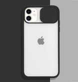 Stuff Certified® Etui ochronne na aparat iPhone 12 Pro – przezroczyste etui z miękkiego TPU na obiektyw ciemnoniebieskie – kopia