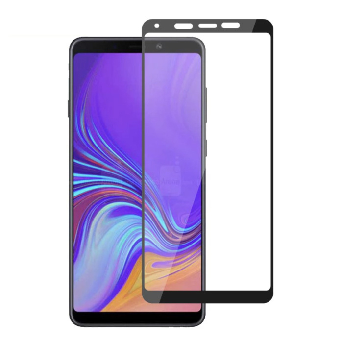 Samsung Galaxy A9 2018 Protector de pantalla de cubierta completa 9D Película de vidrio templado Vidrio templado