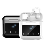 Kumi K1 Bezprzewodowe słuchawki 3-w-1 + odtwarzacz multimedialny/Powerbank Sterowanie dotykowe TWS Bluetooth 5.0 Bezprzewodowe słuchawki Słuchawki muzyczne Czarne