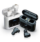 Kumi K1 Bezprzewodowe słuchawki 3-w-1 + odtwarzacz multimedialny/Powerbank Sterowanie dotykowe TWS Bluetooth 5.0 Bezprzewodowe słuchawki Słuchawki muzyczne Czarne