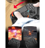 ALUNX Controller di gioco Elite per PlayStation 4 - Gamepad Bluetooth PS4 con vibrazione nero