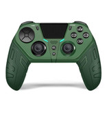 ALUNX Manette de jeu Elite pour PlayStation 4 - Manette de jeu Bluetooth PS4 avec vibration verte