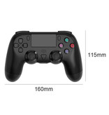 ALUNX Controller di gioco per PlayStation 4 - Gamepad Bluetooth PS4 con vibrazione bianca