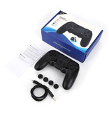 ALUNX Controller di gioco per PlayStation 4 - Gamepad Bluetooth PS4 con vibrazione bianca