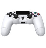 ALUNX Gaming Controller für PlayStation 4 - PS4 Bluetooth Gamepad mit Vibration Weiß