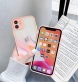 Stuff Certified® iPhone XS Bumper Hoesje met Print - Case Cover Silicone TPU Anti-Shock Paars