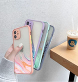 Stuff Certified® Cover iPhone XS Max Bumper con Stampa - Cover Cover Silicone TPU Anti-Shock Blu