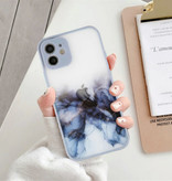 Stuff Certified® iPhone X Bumper Hoesje met Print - Case Cover Silicone TPU Anti-Shock Blauw