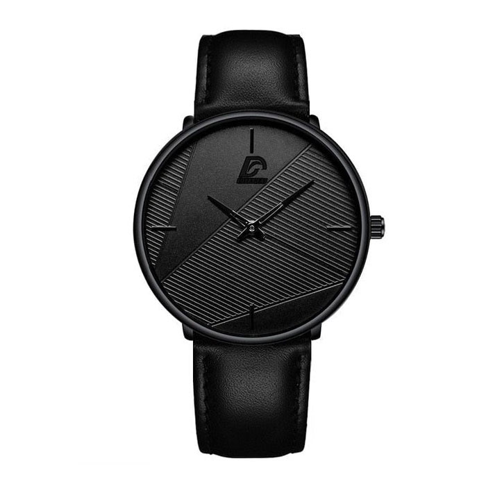 Montre Minimaliste pour Homme Mode Ultra fine Business Quartz