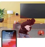 Stuff Certified® Caricatore USB con telecamera di sicurezza - Rilevatore di movimento videocamera HD 1080p allarme nero