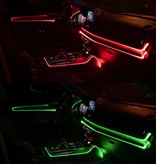 YJHSMT Neon LED Strip 3 Metrów - Elastyczna Świetlówka Z Adapterem Baterii AA Wodoodporny Zielony