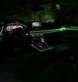 YJHSMT Striscia LED Neon 2 Metri - Tubo Illuminante Flessibile Con Adattatore USB Impermeabile Verde