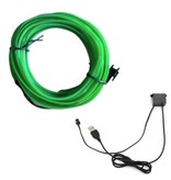 YJHSMT Bande LED Néon 10 Mètres - Tube Eclairage Flexible avec Adaptateur USB Etanche Vert