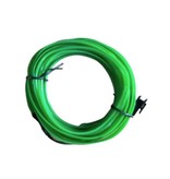 YJHSMT Striscia LED Neon 3 Metri - Tubo Illuminante Flessibile Con Adattatore Batteria AA Impermeabile Verde