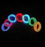 YJHSMT Neon LED Strip 10 Meter - Flexibele Verlichting Tube met  AA Batterij Adapter Waterdicht Ijsblauw