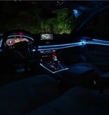 YJHSMT Striscia LED Neon 1 Metro - Tubo Illuminante Flessibile Con Adattatore USB Impermeabile Ice Blue