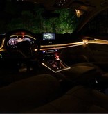 YJHSMT Neon-LED-Streifen 1 Meter – flexibler Beleuchtungsschlauch mit AA-Batterieadapter, wasserdicht, orange