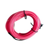 YJHSMT Striscia LED Neon 2 Metri - Tubo Illuminante Flessibile Con Adattatore Batteria AA Impermeabile Rosa