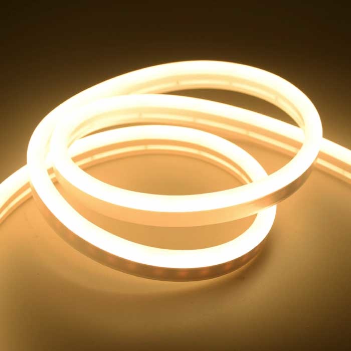 Tira LED Neón 2 Metros - Tubo de Iluminación Flexible con Enchufe