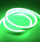 TSLEEN Neon LED Strip 5 Meter - Flexible Lighting Tube with Plug Adapter 12V and On/Off Switch Waterproof Green