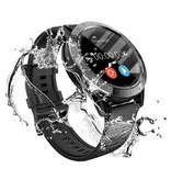 Lokmat Comet Smartwatch - Slaapmonitor Fitness Sport Activity Tracker Smartphone Horloge iOS Android IP68 - Waterdicht iPhone Samsung Huawei Zilver