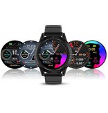 Lokmat Comet Smartwatch - Moniteur de Sommeil Fitness Sport Activité Tracker Montre Smartphone iOS Android IP68 - Étanche iPhone Samsung Huawei Argent