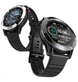 Lokmat Comet Smartwatch - Moniteur de Sommeil Fitness Sport Activité Tracker Montre Smartphone iOS Android IP68 - Étanche iPhone Samsung Huawei Argent