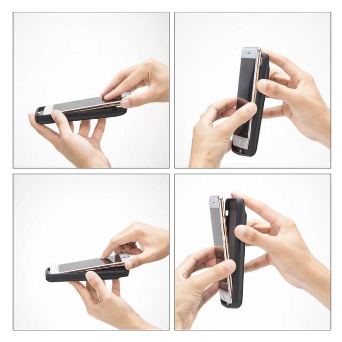 Stuff Certified® iPhone 11 Powercase 10 000 mAh Powerbank Case Charger Battery Cover Case Noir