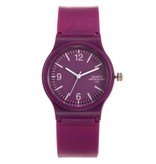 Stuff Certified® Candy Jelly Watch Mujer - Reloj de pulsera de cuarzo de silicona resistente al agua Aqua