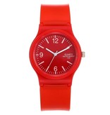 Stuff Certified® Candy Jelly Watch Mujer - Reloj de pulsera de cuarzo de silicona resistente al agua Aqua