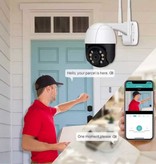 ANBIUX Beveiligings Camera met Microfoon - WiFi CCTV Intercom Smart Home Security Alarm